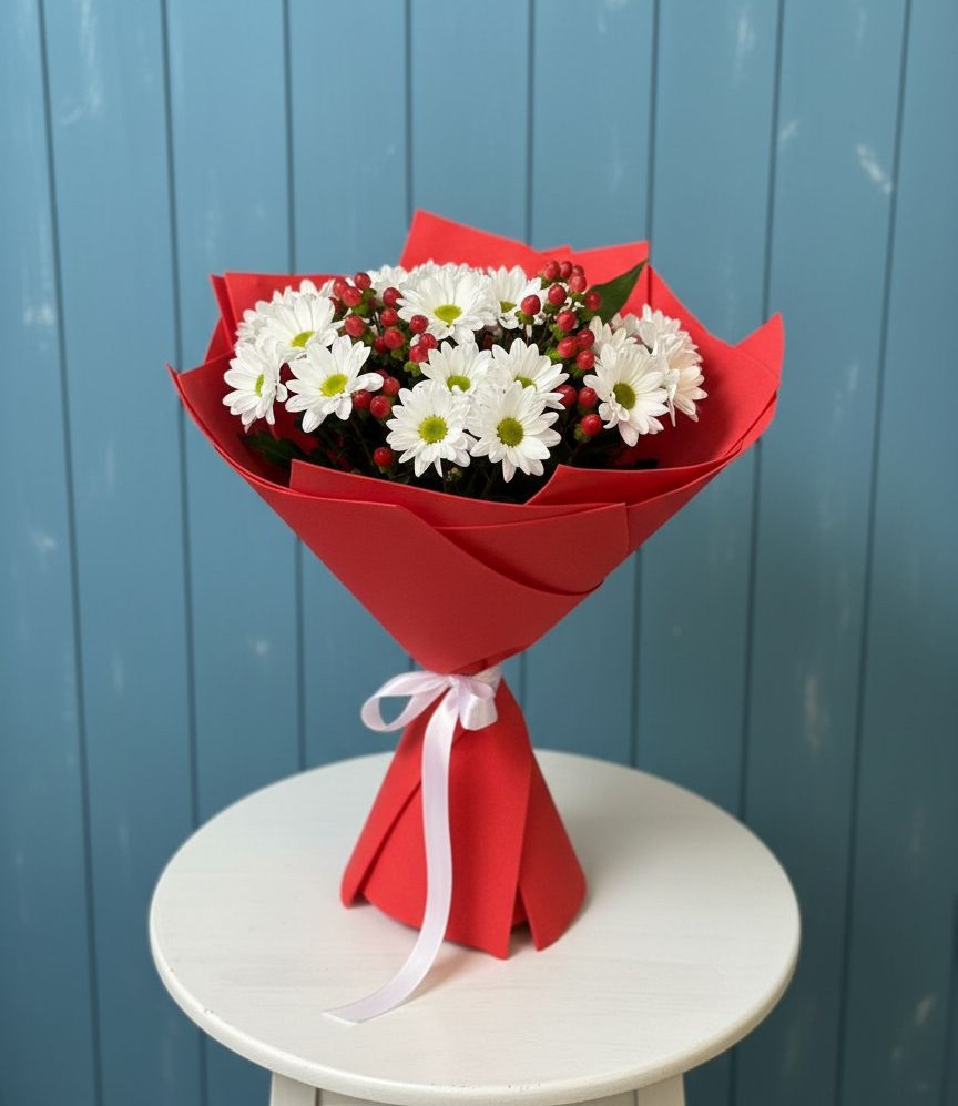 Букет цветов из: Хризантемы в Мельниково