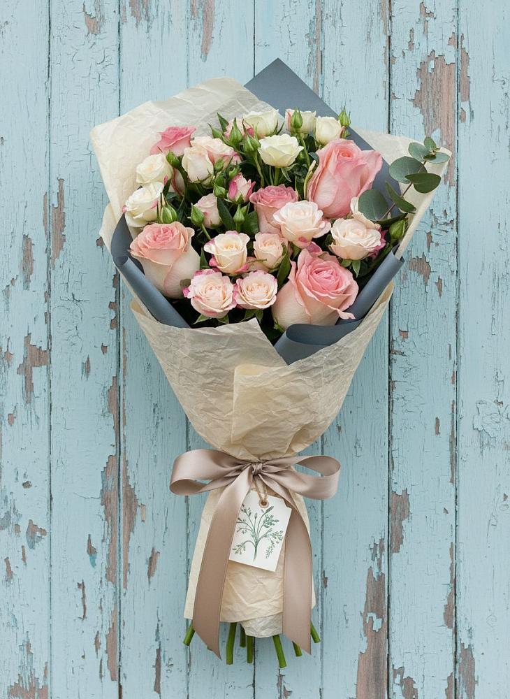 Букет цветов из: Розы в Мельниково