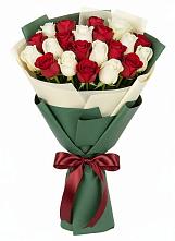 Букет Микс из красных и белых роз #REPLACE_PRED# Мельниково