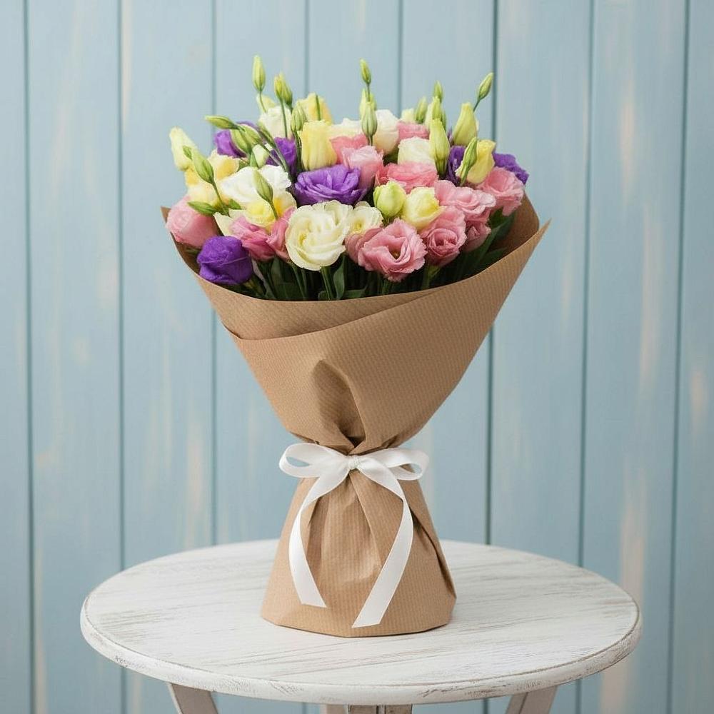 Букет цветов из: Лизиантусы в Мельниково