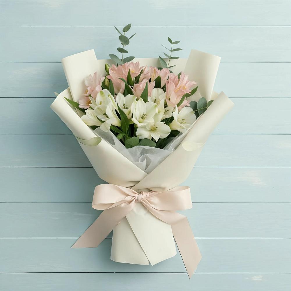 Букет цветов из: Альстромерии в Мельниково