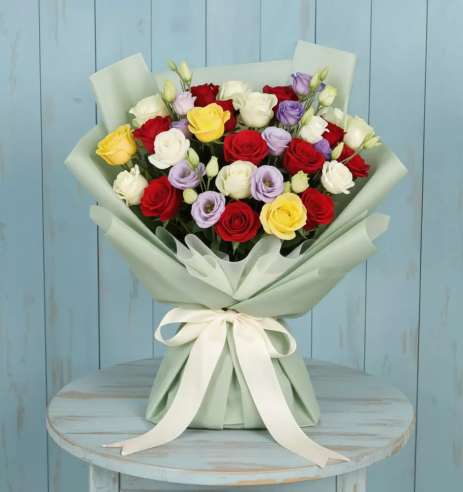 Букет цветов из: Розы в Мельниково