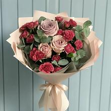 Букет цветов из:  Гвоздики и Розы #REPLACE_PRED# Мельниково