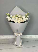 Букет цветов из:  Розы и Лизиантусы в Мельниково